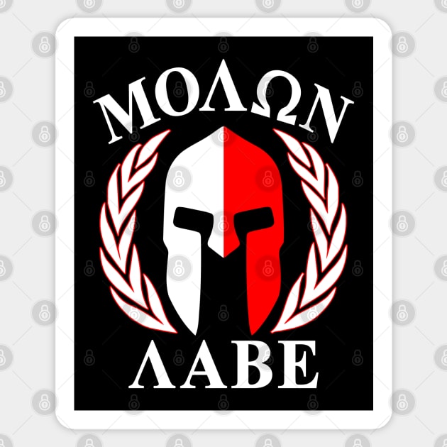 Mod.27 Molon Labe Greek Spartan Sticker by parashop